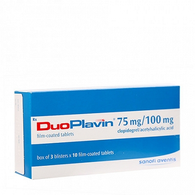 [T00794] DuoPlavin 75mg/100mg Sanofi (H/30v) Date 02/2027