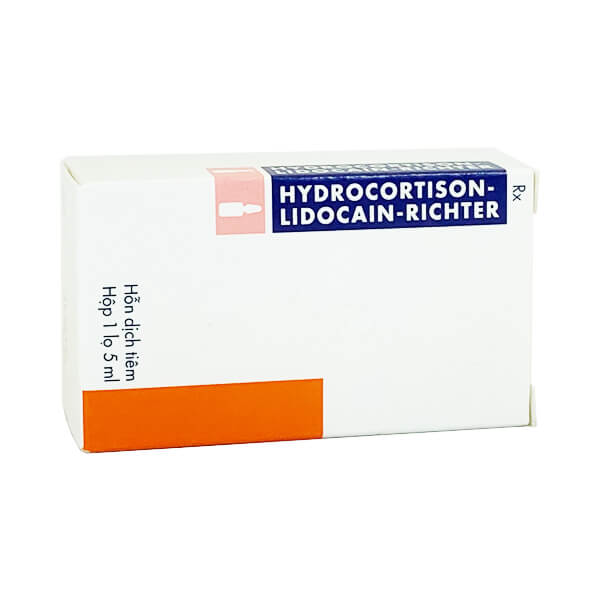[T00904] Hydrocortison Lidocain Gedeon Richter (Lọ/5ml) Date 01/2026
