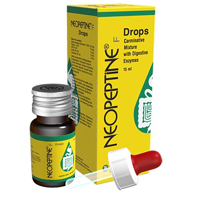 [T00972] Neopeptine F nhỏ giọt Ấn Độ (Lọ/15ml) date 03/2026