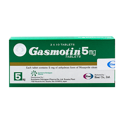[T01067] Gasmotin Mosaprid Citrat 5mg Nhật Bản (H/30v) date 05/2026