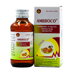 [T01090] Ambroco Ambroxol 15mg/5ml United (Lọ/60ml) 