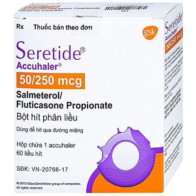 [T01108] Seretide Accuhaler 50/250 GSK (Lọ/60 liều) Date 11/2026
