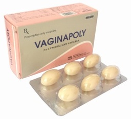 [T01296] Vaginapoly viên đặt phụ khoa Phil Inter Pharma (H/12v) Date 05/2026