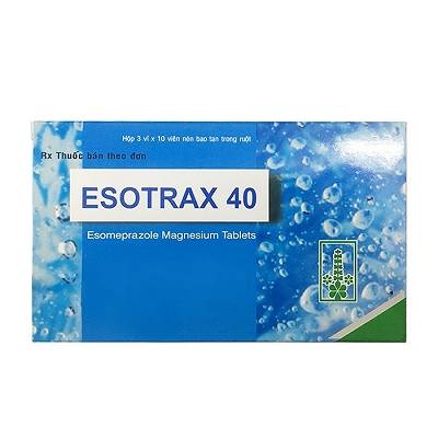 [T01390] Esotrax esomeprazol 40mg Ấn Độ (H/30v) date 12/2026