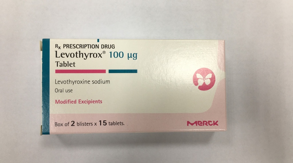 [T02032] Levothyrox Levothyroxine 100mcg Merck (H/30v) date 09/2027