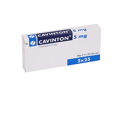 [T02047] Cavinton Vinpocetine 5mg Gedeon Richter Hungary (H/50v) 