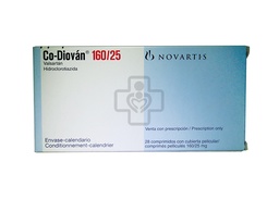 [T02800] Co Diovan 160mg/25mg Novartis (H/28v)