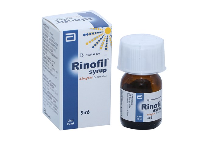 [T03245] Rinofil Desloratadine 2.5mg/5ml Abbott Singapore (Lọ/15ml) Date 09/2027