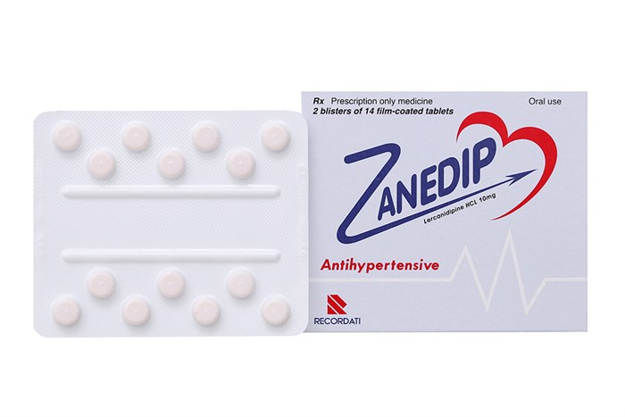 [T03403] Zanedip Lercanidipine 10mg Ý (H/28v) Date 07/2027