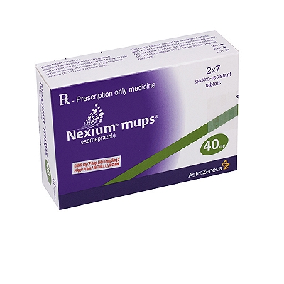 [T03627] Nexium Mups Esomeprazole 40mg AstraZeneca (H/14v) Date 06/2027