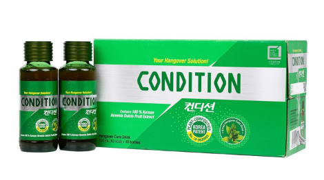 [T04106] Condition Giải Rượu Hàn Quốc (H/10chai/100ml) Chai to