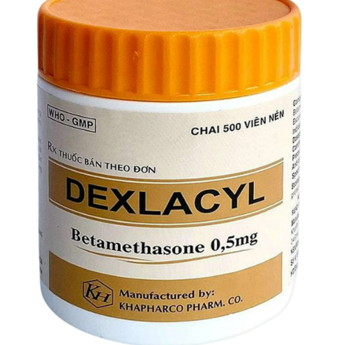 [T04595]  Dexlacyl Betamethasone 0.5mg Khapharco (Lọ/500v)