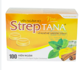 [T05321] Streptana Viên Ngậm Ho Tân Á  (H/100v)