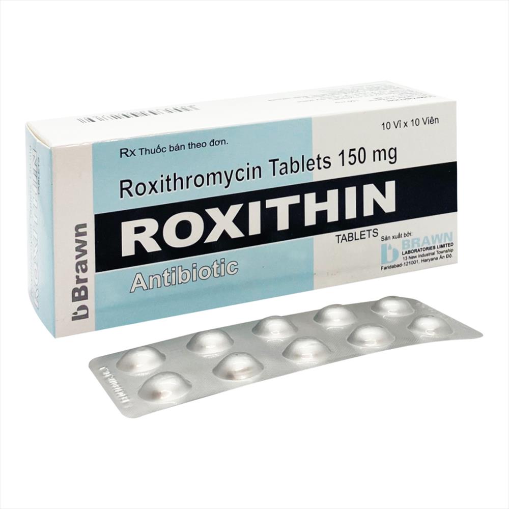 [T05323] Roxithin roxythromycin 150mg Brawn Ấn Độ (H/100v) Date 05/2026