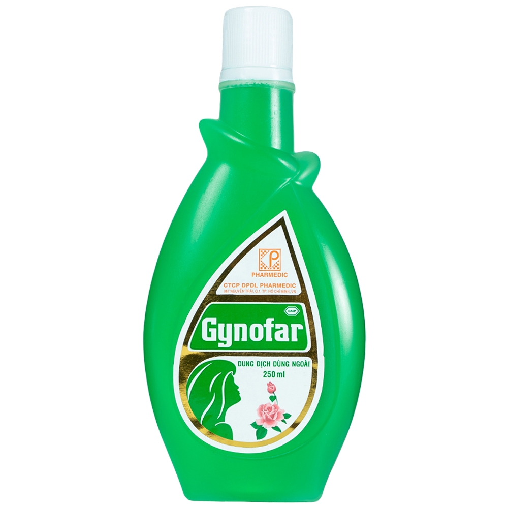 [T05386] Gynofar 250ml Dung Dịch Vệ Sinh Pharmedic (Chai/250ml) 