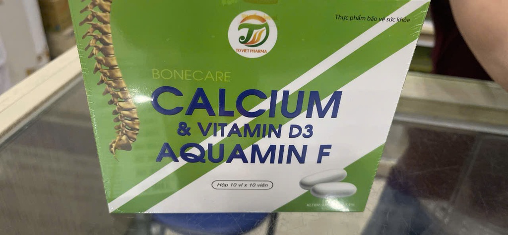 Calcium & Vitamin d3 Aquamin F Thanh Hằng (H/100v) 
