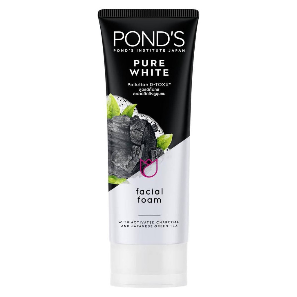 Sửa rửa mặt Pond's Pure Bright (Tuýp/50g) Đen