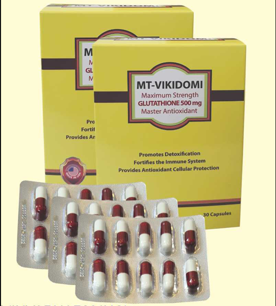MT-Vikidomi glutathione 500mg Mỹ (H/30v) Date 09/2027
