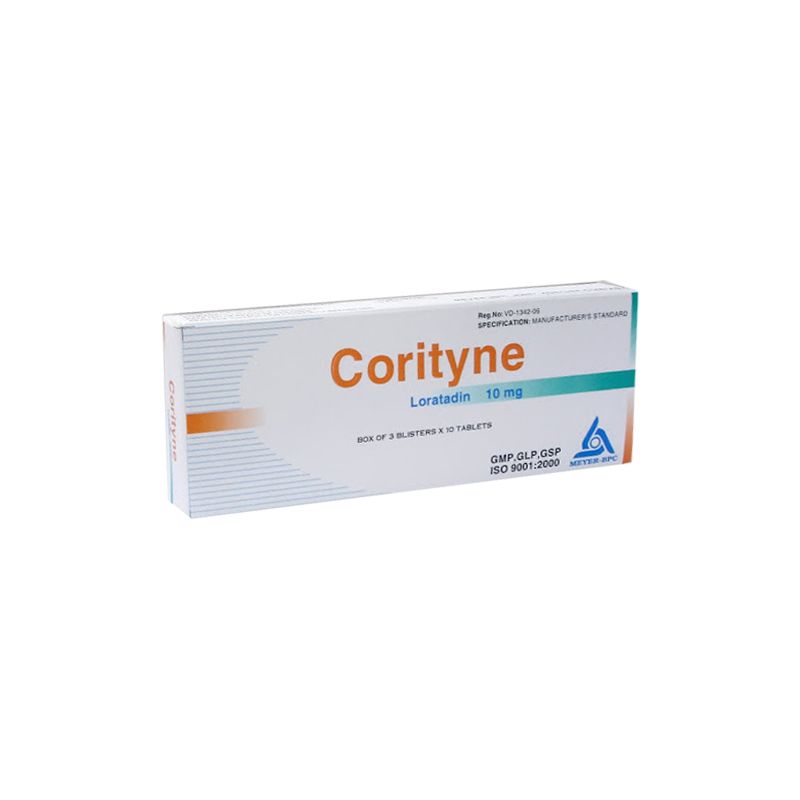 Corityne loratadin 10mg Meyer BPC (H/30v) Date 03/2026