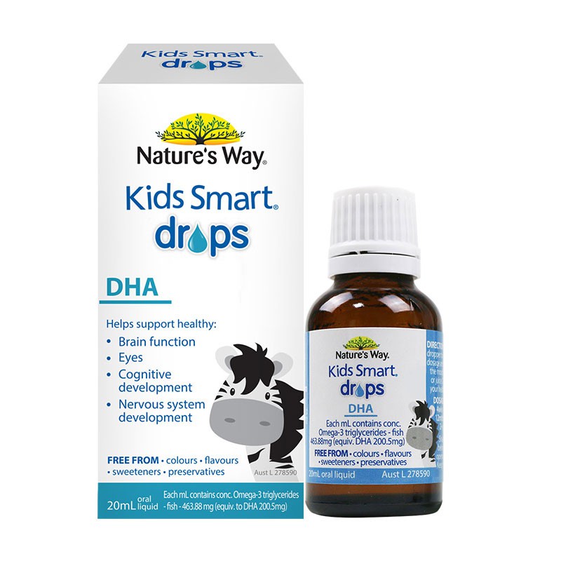 Kids Smart drops DHA Nature's Way Úc (Lọ/20ml)