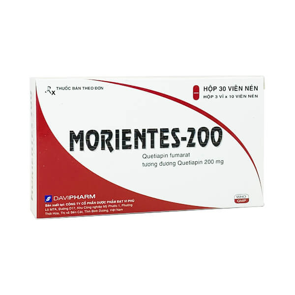 Morientes 200 quetiapin 200mg Davipharm (H/30v)
