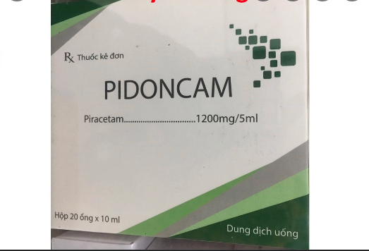 Pidoncam piracetam 1200mg/5ml Hà Nam (H/20o/10ml) 