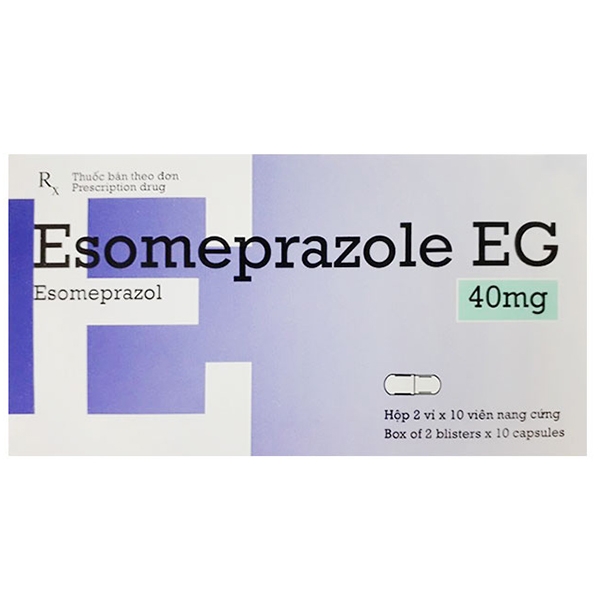 Esomeprazole EG 40mg Pymepharco (H/20v) Date 02/2027