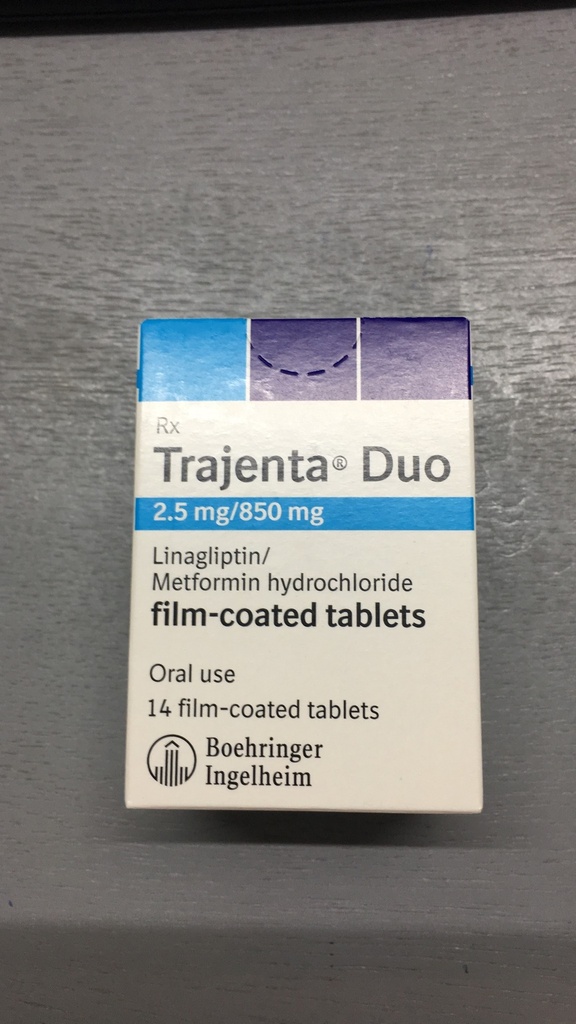 Trajenta duo 2.5mg/850mg Boehringer Ingelheim (Lọ/14v) Date 09/2026