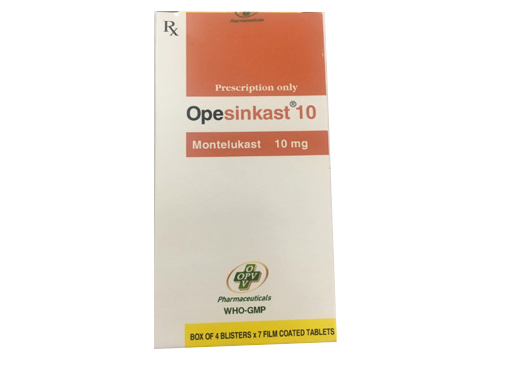 Opesinkast 10 montelukast 10mg OPV (H/28v) Date 12/2025