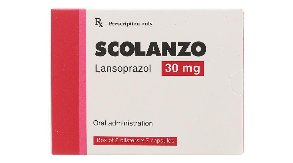 Scolanzo Lansoprazol 30mg Tây Ban Nha (H/14v) Date 09/2027