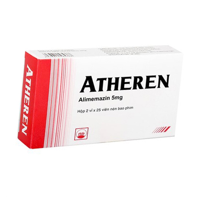 Atheren Alimemazine 5mg Pymepharco (H/50v) Date 08/2027