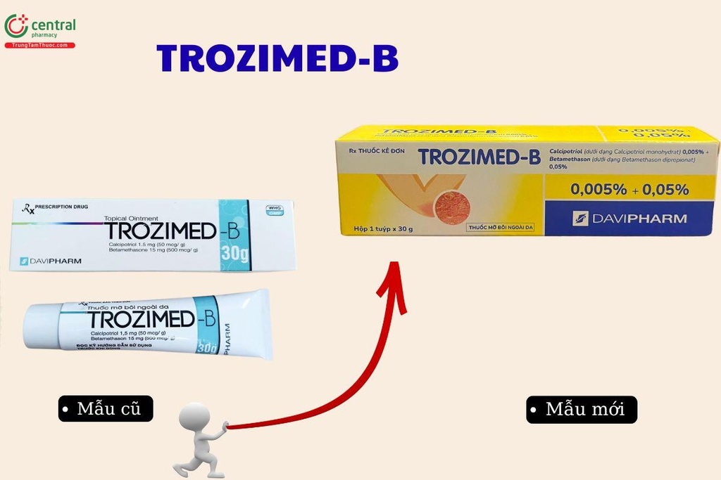 Trozimed B 30g Davipharm (Tuýp/30g)