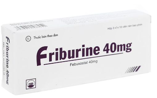Friburine febuxostat 40mg Pymepharco (H/30v) Date 08/2027