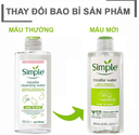 [T09372] Nước tẩy trang Simple (Chai/200ml)