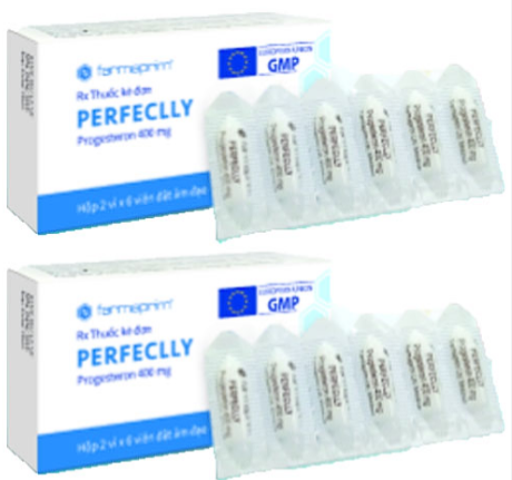 Perfeclly Progesteron 400mg Farmaprim (H/12v) Date 08/2027