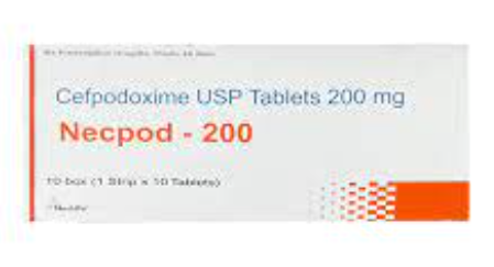 Necpod cefpodoxime 200mg NecLife (H/10v) Date 07/2026