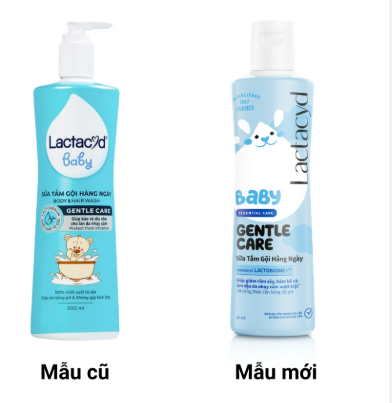 (Mới)Lactacyd BB có vòi sữa tắm gội hàng ngày cho trẻ em Sanofi (Chai/500ml)