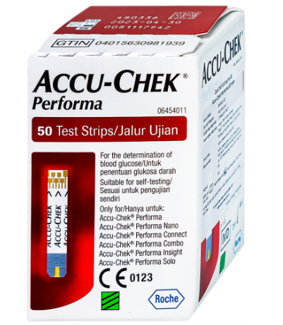 Que thử đường huyết Accu Chek Performa (H/50que) Date 10/2026