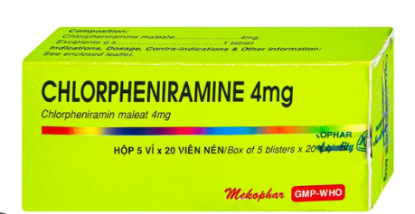 Chlorpheniramine Clorpheniramin 4mg Mekophar (H/100v) 