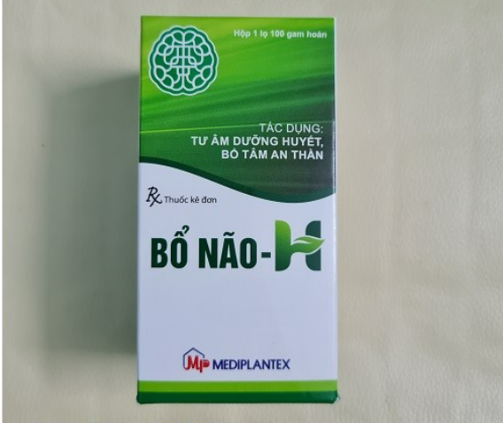 Bổ Não - H Mediplantex (Hộp/1lọ/100g hoàn) Date 02/2027