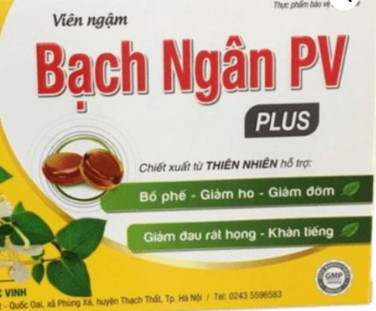 Viên Ngậm Bạch Ngân PV Plus (H/20v) Date 12/2026