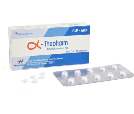 Thepharm AlphaChymotrypsin 4,2mg Thanh hóa (H/20v) Date 07/2027