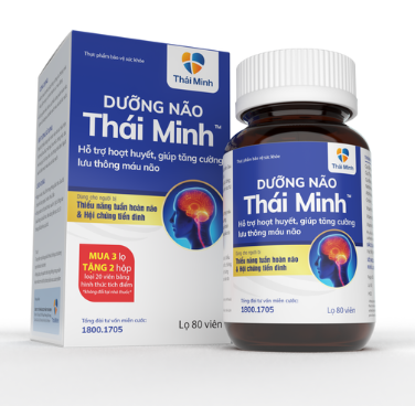 Dưỡng não Thái Minh (Lọ/80v)