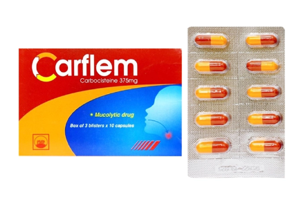 Carflem Carbocisteine 375mg PMP (H/30v) Date 08/2027