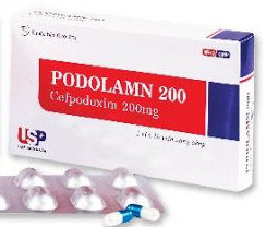Podolamn 200 Cefpodoxim 200mg Viên Nang Cứng USP (H/20v) Date 09/2026