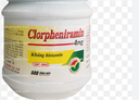 [T12041] Clorpheniramin 4mg Pharma (H/500v) vàng xanh nắp trắng Date  05/2026