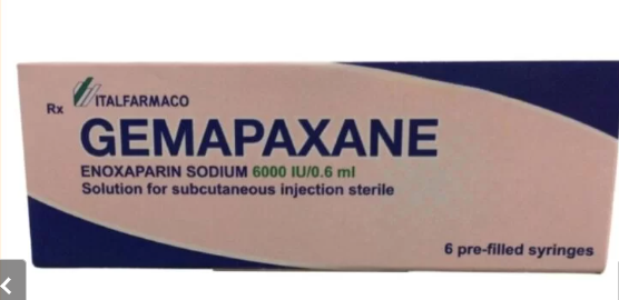 Gemapaxane Enoxaparin natri 6000 IU/0.6 ml tiêm Ý (H/6bơm) Date 07/2027