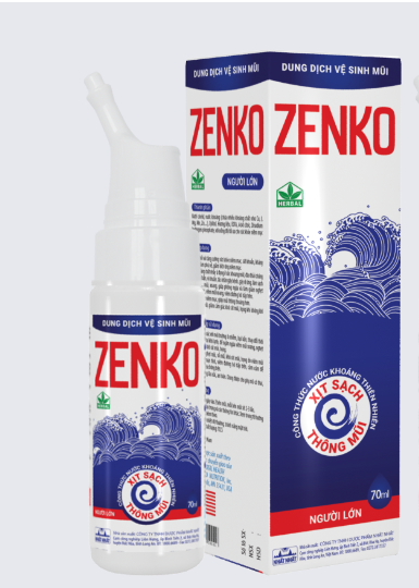 Dung dịch vệ sinh mũi Zenko người lớn nhất nhất (H/70ml) Date 10/2026
