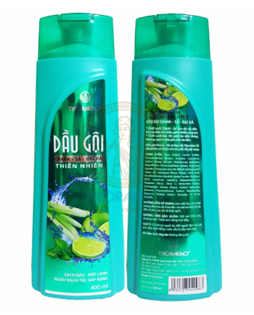 Dầu gội Chanh sả bạc hà  Thorakao (Lọ/400ml)
