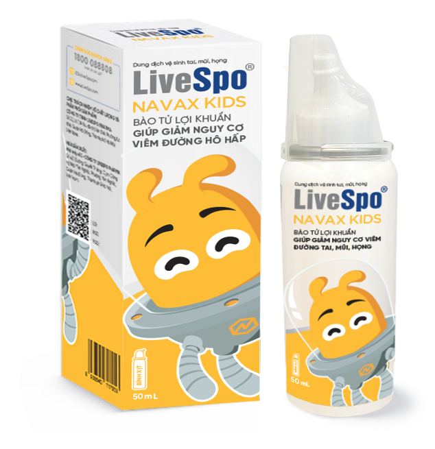 Xịt LiveSpo Navax Kids (Lọ/50ml)